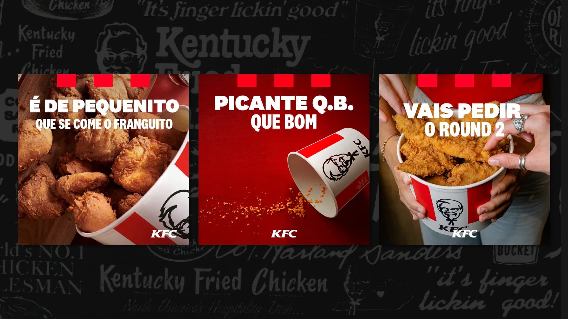 KFC Portugal social media content showcase