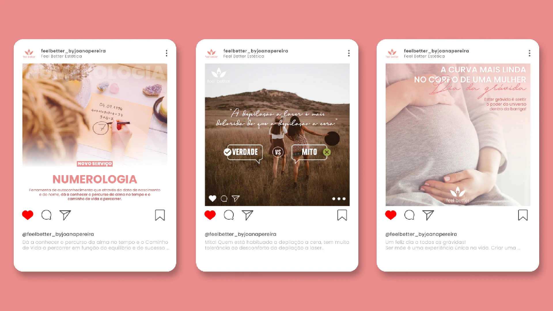 Feel Better social media showcase 1